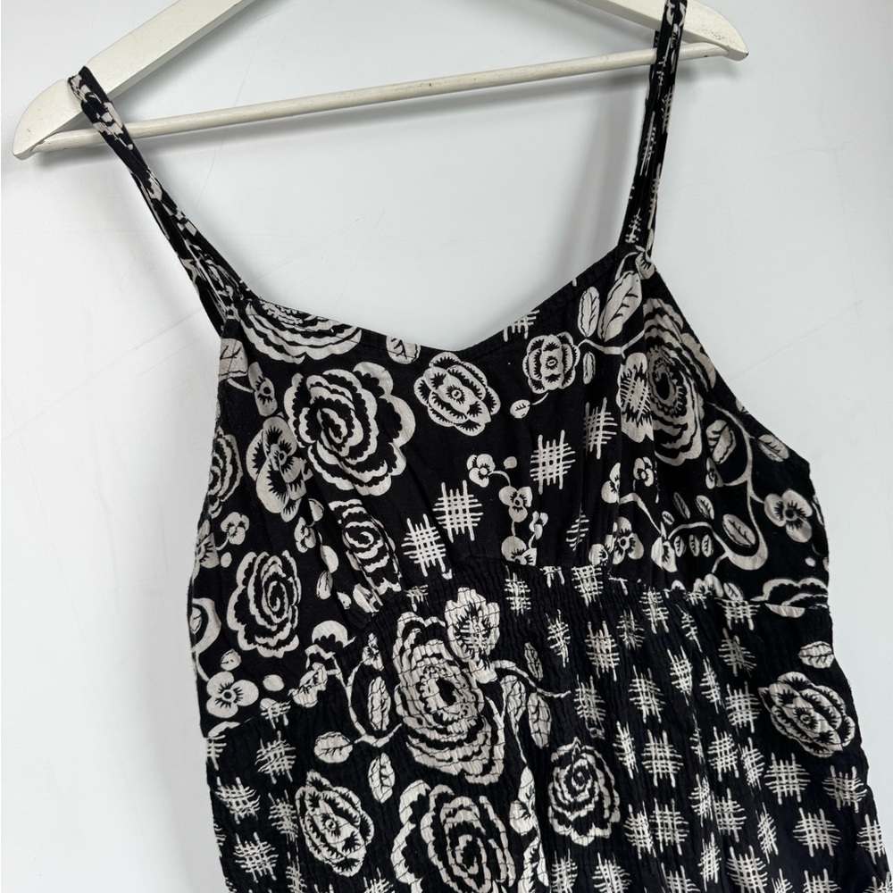 MLLE Gabrielle Black and White Tiered Maxi Dress Size 1X - Picture 8 of 14